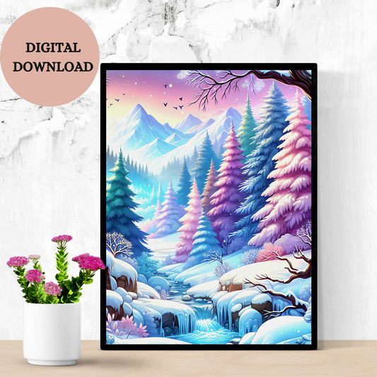 Whispers of Winter – Digital Wall Art Download