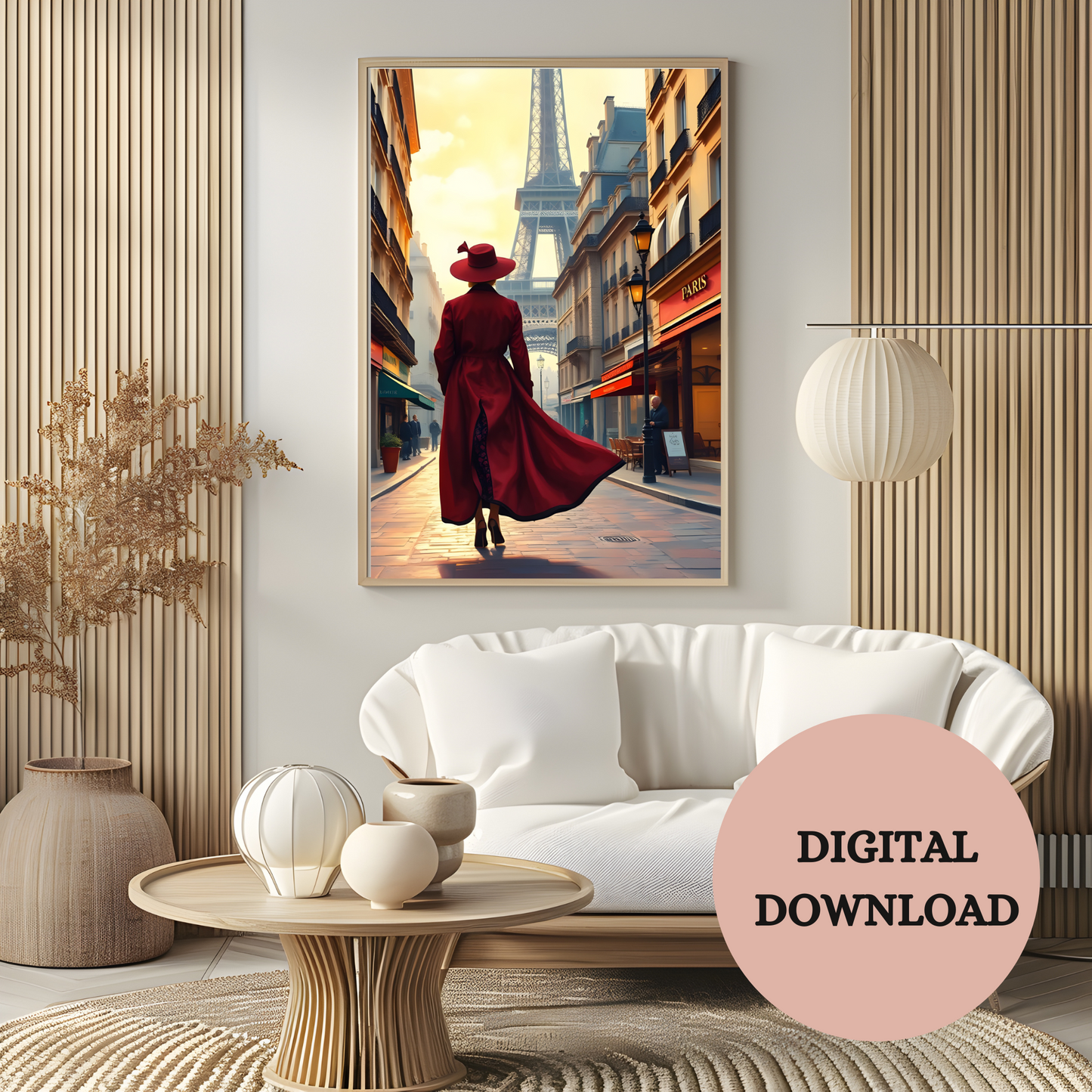 Walk in Paris — Printable Wall Art
