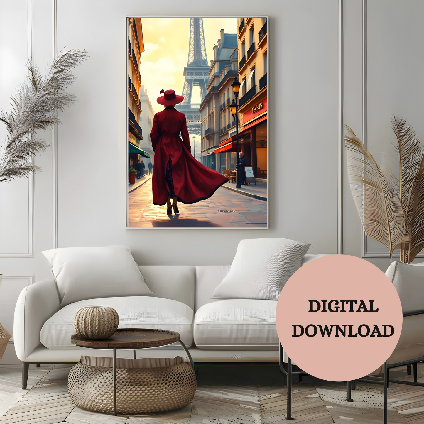 Walk in Paris — Printable Wall Art