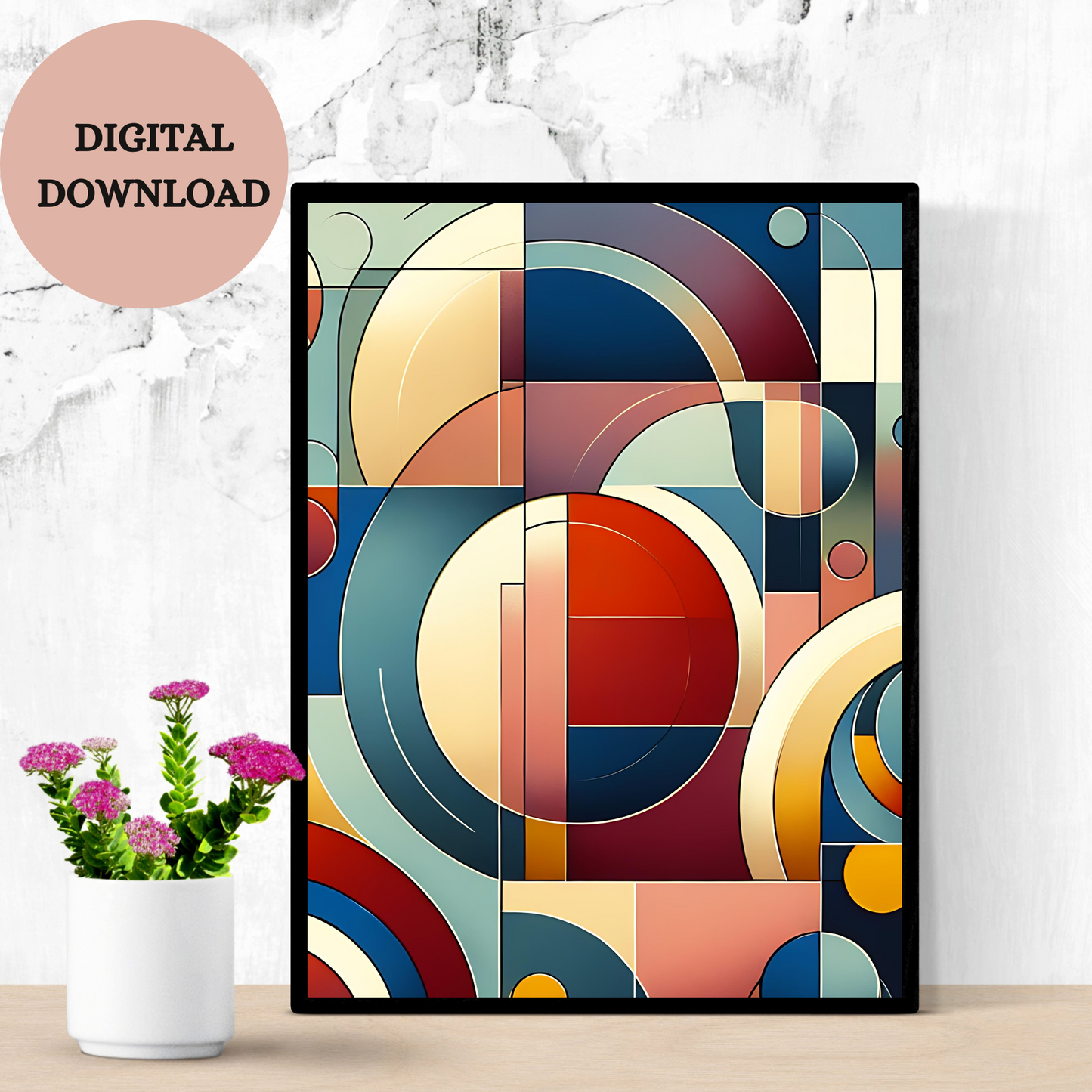 The Geometry of Light — Printable Wall Art
